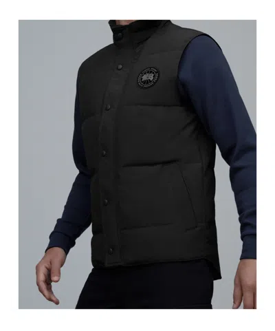 Canada Goose Garson Black Label Padded Gilet In Blue