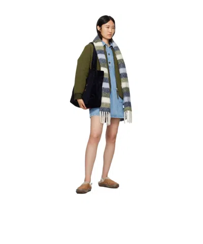 Apc Rectangular Tassel Detail Scarf