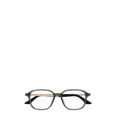 Montblanc Eyewear Square Frame Glasses In Gray
