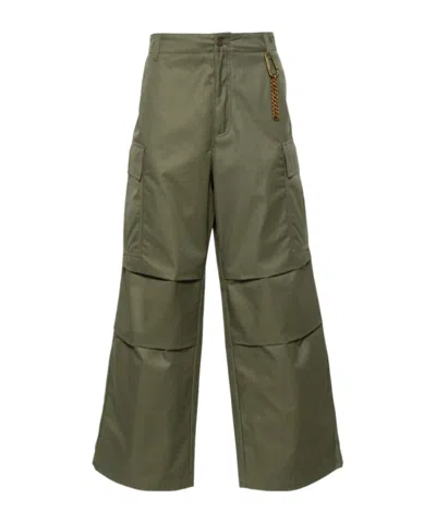 Darkpark Baggy Fit Vince Cotton Cargo Pants In Green