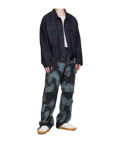 Darkpark Man Jeans Slate Blue Size 36 Cotton In Black