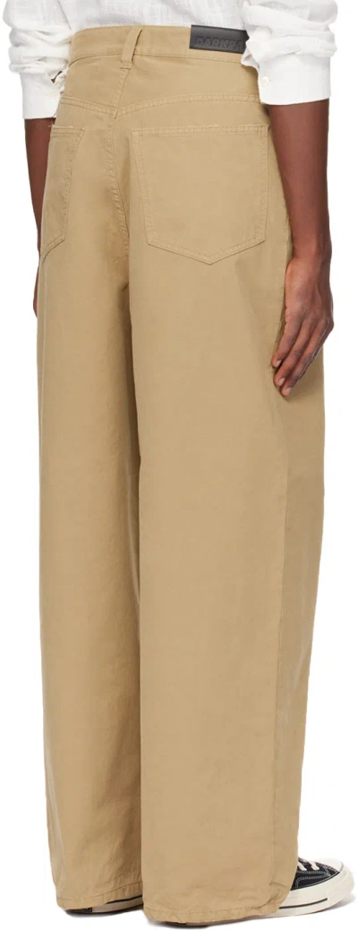 Darkpark Stretchless Wide-leg Jeans In White