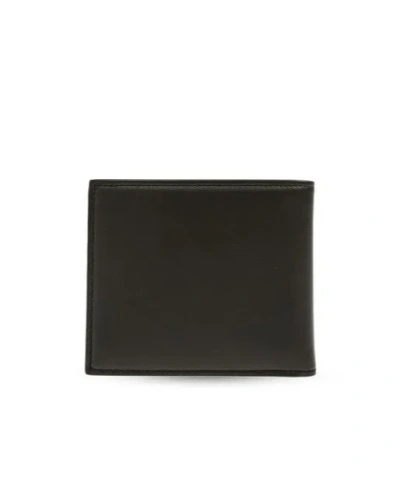 Dolce & Gabbana Logo Leather Card Holder In Blue