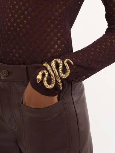 Chloé The  Snake Bracelet In Gold