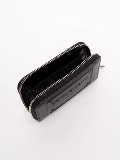 Dolce & Gabbana Dolce  Gabbana Logo-embossed Zipped Wallet