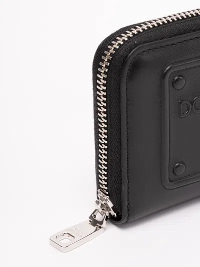 Dolce & Gabbana Dolce  Gabbana Logo-embossed Zipped Wallet