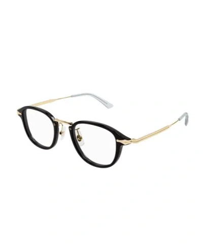 Montblanc Eyewear Square Frame Glasses In Black