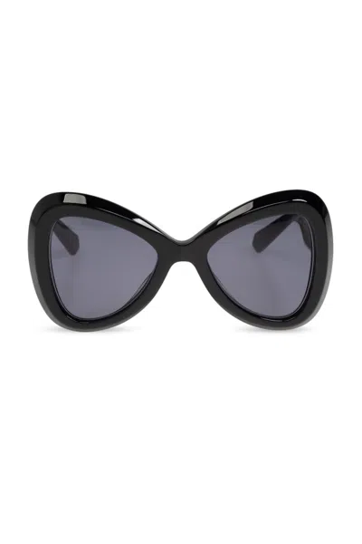 Valentino Eyewear Butterfly-frame Sunglasses In Black