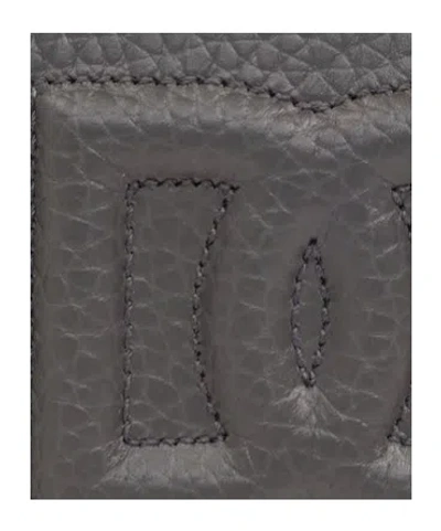 Dolce & Gabbana Dolce  Gabbana Logo Embossed Foldover Top Wallet