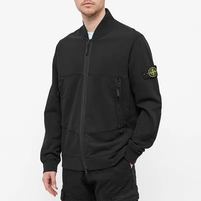 Stone Island Garment Dyed Bomber Jacket 'black'