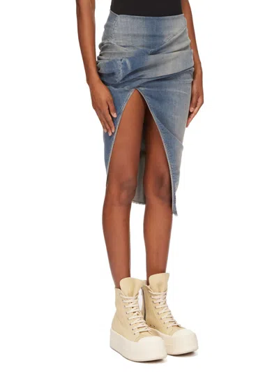 Rick Owens Drkshdw Hollywood Low Twist Skirt
