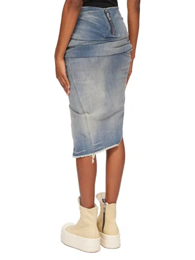 Rick Owens Drkshdw Hollywood Low Twist Skirt
