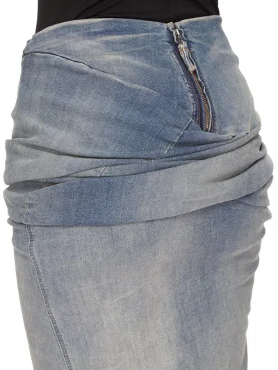 Rick Owens Drkshdw Hollywood Low Twist Skirt