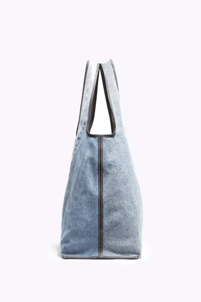3.1 Phillip Lim Denim Market Tote With Grommets