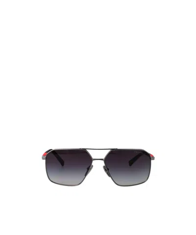 Prada Linea Rossa Man Sunglass Ps A50s In Brown
