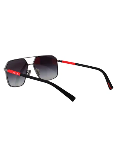 Prada Linea Rossa Man Sunglass Ps A50s In Brown
