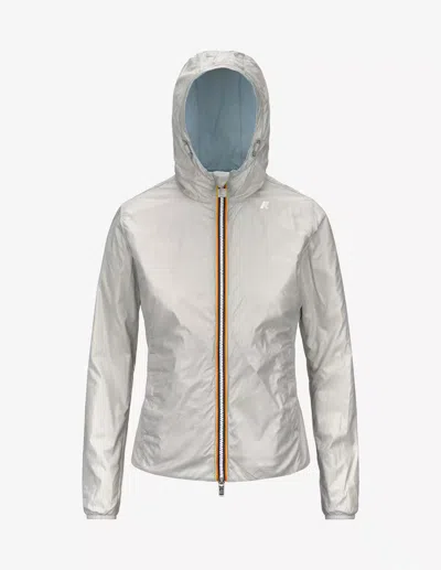 K-way Reversible Hooded Zip-up Jacket In Blue