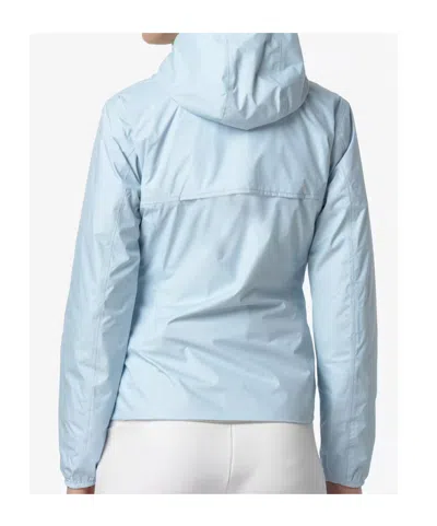 K-way Reversible Hooded Zip-up Jacket In Blue