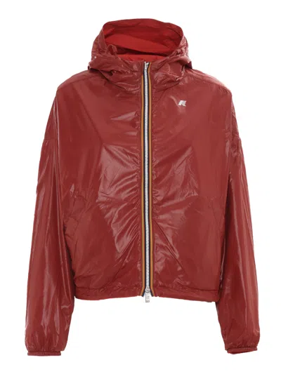 K-way Laurette Plus.2 Reversible Jacket In Red
