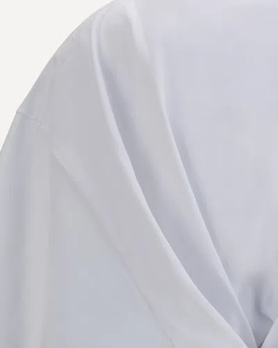 Darkpark Doyle T-shirt With Draping In White