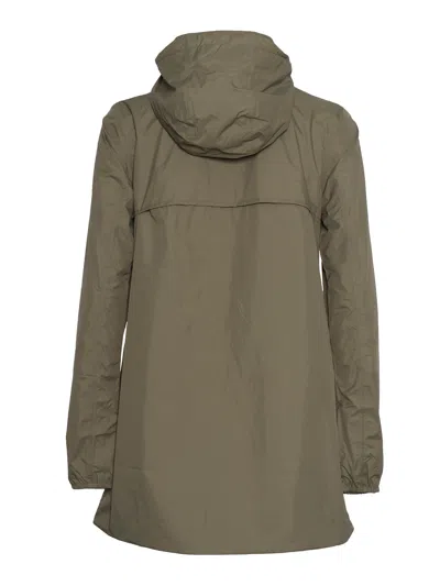 K-way Sophie Plus.2 Reversible Jacket In Brown
