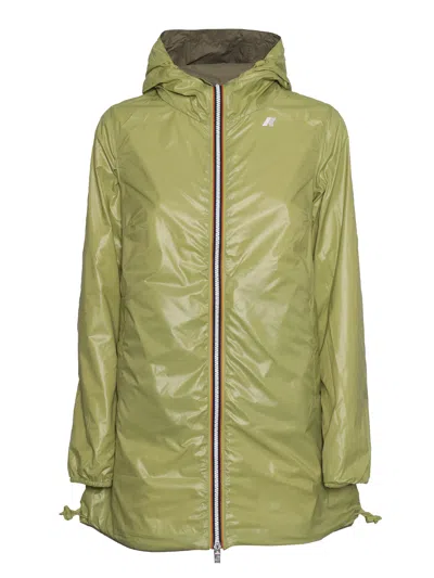 K-way Sophie Plus.2 Reversible Jacket In Brown