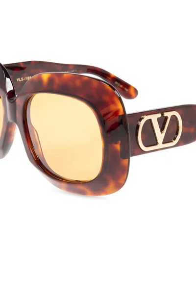Valentino Eyewear Oversized Frame Sunglasses