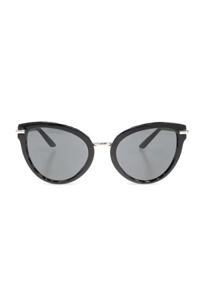 Dolce & Gabbana Dolce  Gabbana Eyewear Butterfly Frame Sunglasses In Black