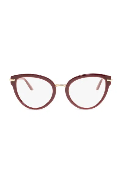 Dolce & Gabbana Sonnenbrille Mit Cat-eye-gestell In Brown