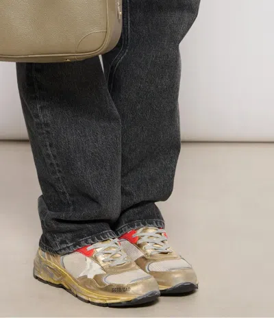 Golden Goose Lace-up Sneakers In Nude