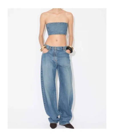Alaïa Low Waist Round Jeans