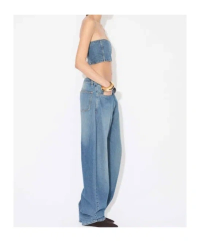 Alaïa Low Waist Round Jeans