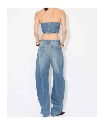 Alaïa Low Waist Round Jeans