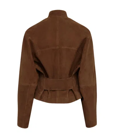 Alaïa Round Suede Jacket