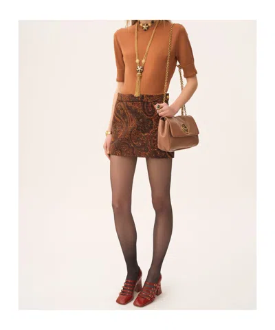 Chloé Mini Skirt With Jacquard Pattern