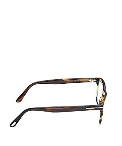 Tom Ford Geometric Flat Mirror In Brown