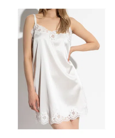 Dolce & Gabbana Dolce  Gabbana Lace Trimming Mini Dress