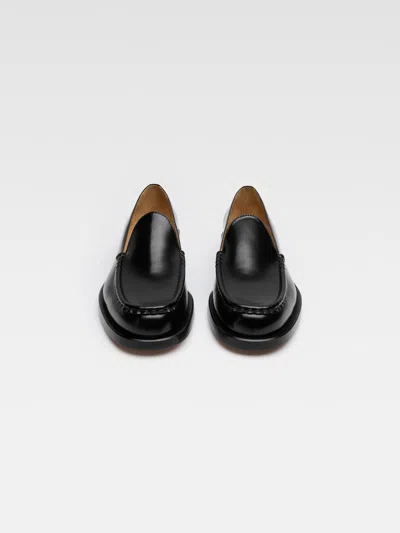 Jacquemus The Loafers Block Heal Shoes In Black