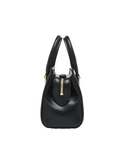 Alexander Mcqueen Mini Leather Birdee Cross-body Bag In Black