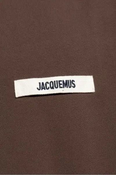 Jacquemus Basic Crew Neck T-shirt With Long Sleeves