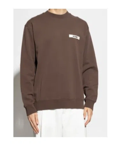 Jacquemus Basic Crew Neck T-shirt With Long Sleeves