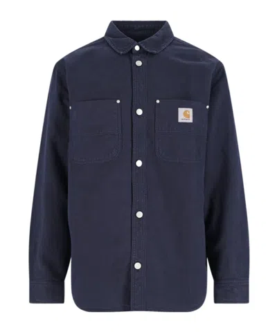 Carhartt George Denim Shirt Jacket In Blue