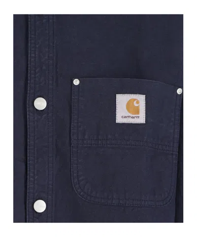 Carhartt George Denim Shirt Jacket In Blue