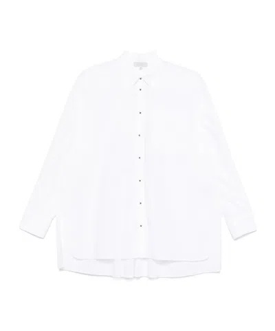 Antonelli Button-up Long Sleeve Shirt In White