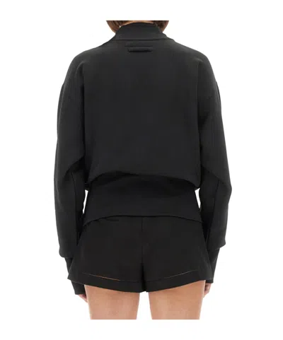 Jean Paul Gaultier Knitwear With Long Sleeves And Mock Neck In Black