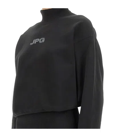 Jean Paul Gaultier Knitwear With Long Sleeves And Mock Neck In Black