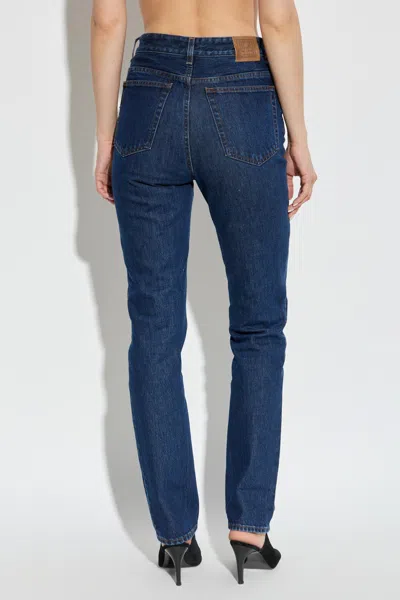 Totême Belt Loop Jeans In Blue