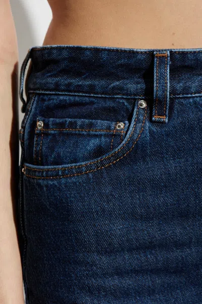 Totême Belt Loop Jeans In Blue