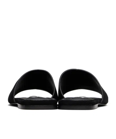 Totême Toteme Women Satin Bandeau Slides In Black