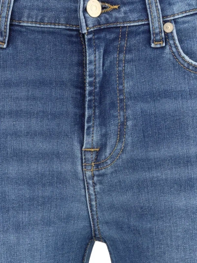 7 For All Mankind High Waist Flared Denim Trousers